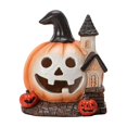 thumbnail image 1 of Halloween Pumpkin Desktop Ornament Resin Figurine for Holiday Party Scary Display, 1 of 5
