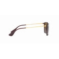 thumbnail image 3 of RAY-BAN RB4187 CHRIS Square Shape Sunglasses Polished Transparent Brown Frame | Polarized Brown Lens 54mm, 3 of 6