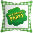 thumbnail image 1 of LADIGASU St. Patrick's Day Short Plush Cushion Cover Throw Pillow Cover Sofa Home Decor, 1 of 1