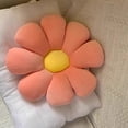 thumbnail image 3 of Visland Daisy Flower Shaped Floor Pillow, Flower Plush Seating Cushion Oversized Throw Cushion for Reading, Bed Room, Watching TV, 3 of 8