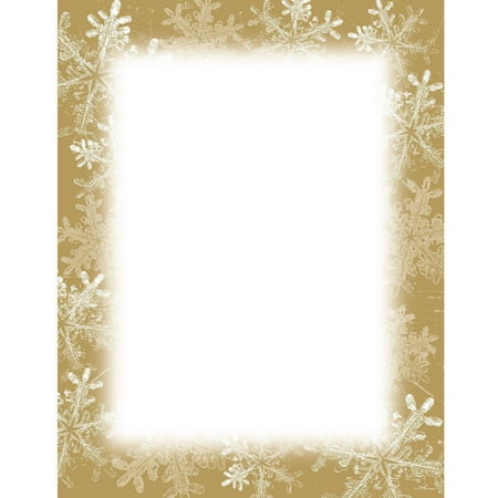 Wedding Letterhead Stationery - Great Papers! Frosted Holiday Wishes Letterhead, 80 count