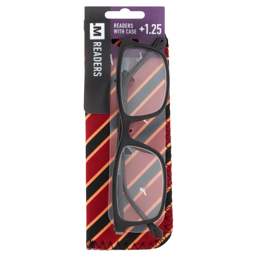 M Readers +1.25 Readers with Case