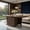 Walnut, variant on Demi Bonn Foldable Coffee Table - Storage Cabinet, Extendable Top, Lockable Wheels, Walnut
