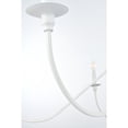 thumbnail image 6 of Living District Rohan 60" 6-Light Transitional Metal Chandelier in White, 6 of 9