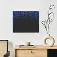 thumbnail image 6 of Lsque Black Blue Glitter Sparkles Print Wall Art – Decorative Picture for Living Room, Bedroom, and Office (Horizontal), 6 of 6