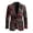 Bat Wavy Pattern, variant on Neon Galaxy Wolf Print Polyester Sports Coat with One Button, Lightweight Slim Fit Suit Jacket for Men Casual and Prom Events