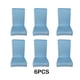 thumbnail image 5 of Toystoory usos amplios machacados elegantes y elásticos de la caja de la silla del poliéster 6pcs durables Decoración del hogar, 5 of 6