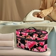 thumbnail image 2 of HELLHERO Vintage Rose Pattern Travel Steam Iron Bag Polyester (11.8x6.69x5.5 In), Case Only, 2 of 6