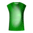 thumbnail image 4 of Mens Graphic Tank Tops Beach,Tops for Men, Round Neck Gradient Short Sleeve T-Shirt Sports Gym Muscle Slim Top Street Fashion Tees Blouse for Men, 4 of 5