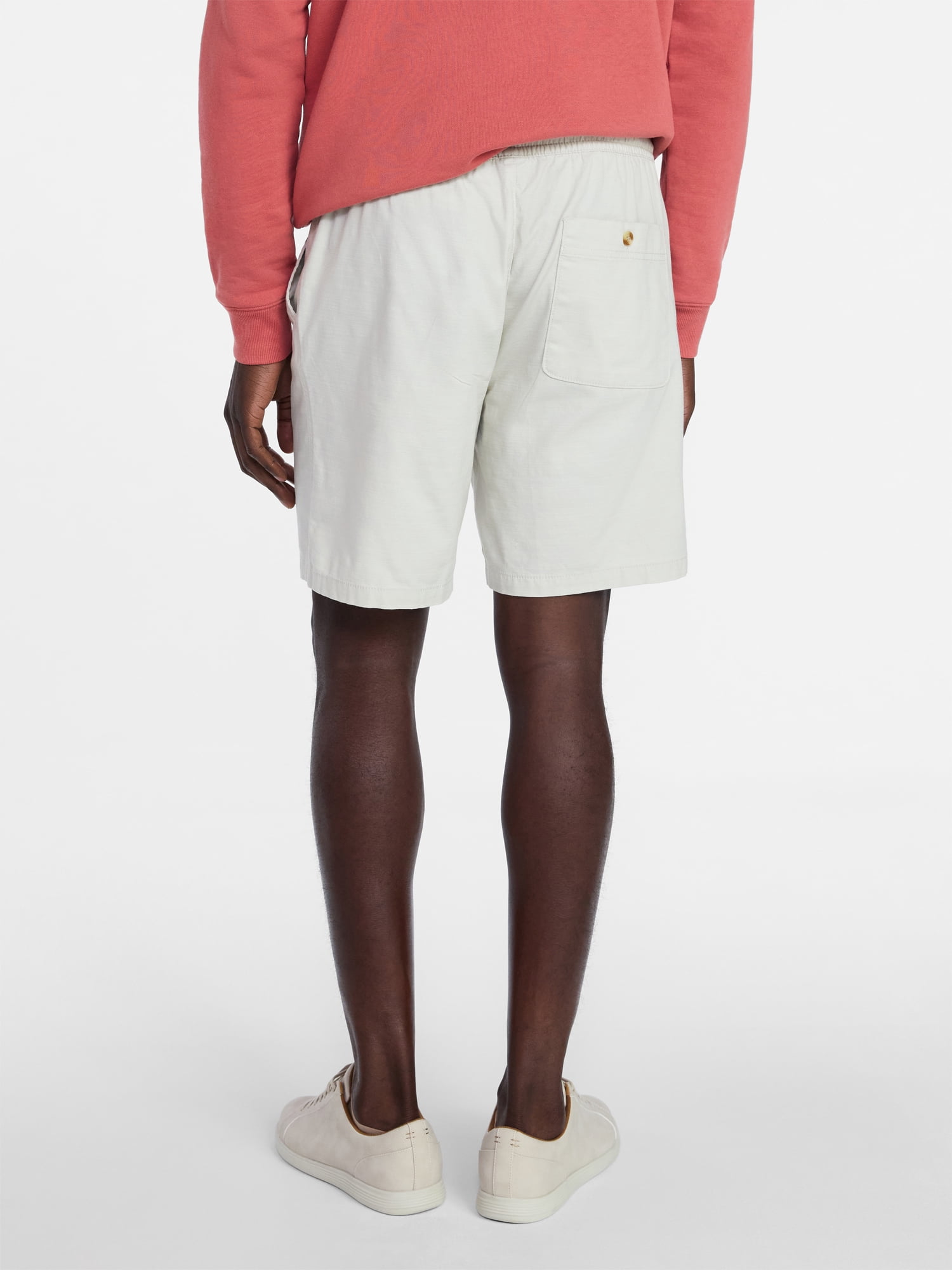 George Men's & Big Men's Modern Fit Slub Pull On Shorts, 6", 8" Inseams, Sizes S-3XL