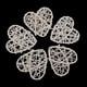 thumbnail image 2 of Paquete de 5 bolas de ratán natural con forma de corazón para fotos de bodas. Corazon Beige 5 Piezas, 2 of 9