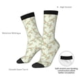 thumbnail image 4 of Disketp Rose Unisex Crew Socks Lightweight Breathable Ventilation Ankle Socks, Mid-calf socks for Daily, 4 of 6