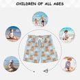 thumbnail image 6 of FORMRS Boys Swim Trunks Quick Dry Mesh Lining Beach Boardshorts, Sizes XS-XL, Cartoon Floral Dog Pattern, 6 of 7