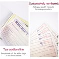 thumbnail image 5 of 6 Pack Receipt Book with Carbon Copies, Money and Rent Receipt Book 2 Part Carbonless, 2-3/4" x 6-1/2" Receipt Book for Small Business, 50 Sets per Book, 5 of 5