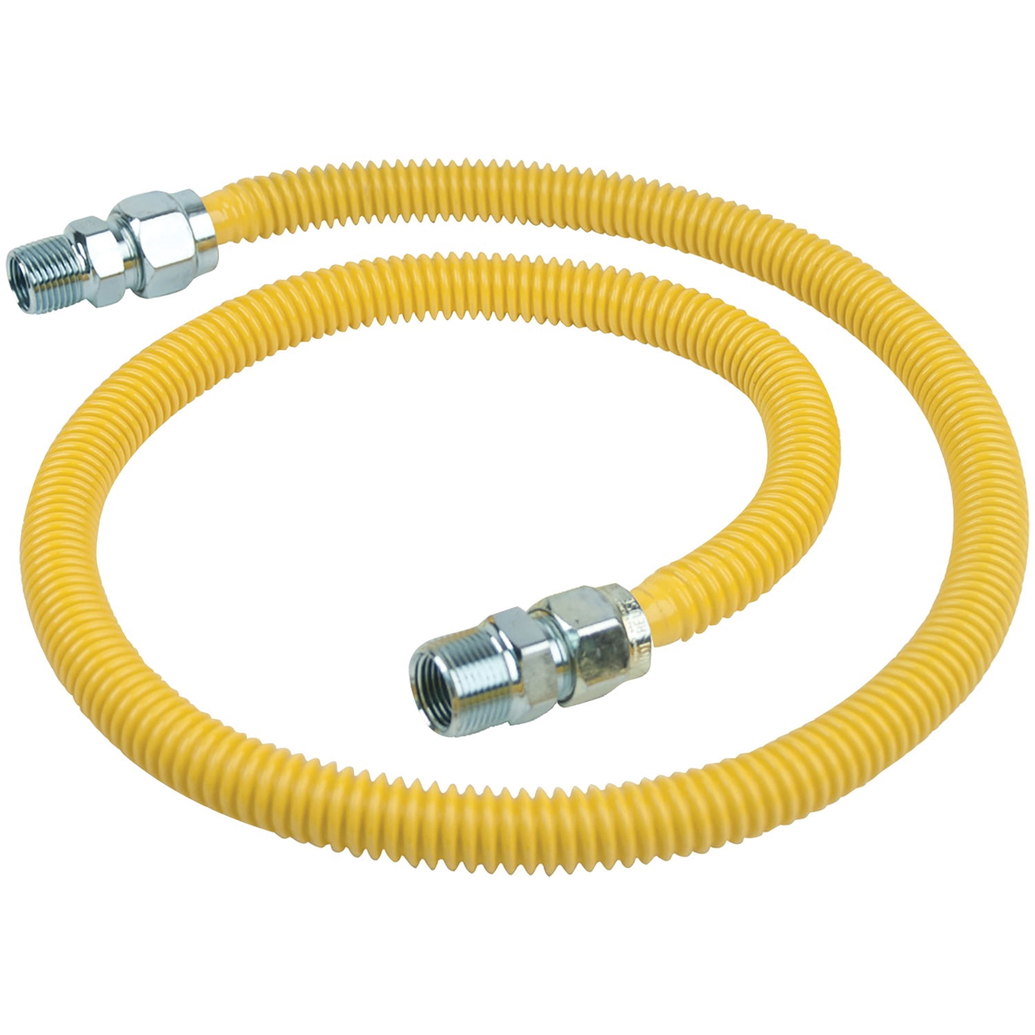 BrassCraft CSSC14-48 Gas Range & Gas Furnace Flex-Line (5/8" OD (3/4" MIP x 1/2" MIP) x 48")