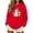 Red D, variant on Enjoytime Womens Hoodies Halloween Cute Ghost Graphic Long Sleeve Pullover Hoodie Lightweight Casual Spooky Season Sweatshirts