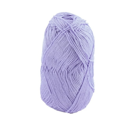 Cotton Clothing Hand Knit Sweaters - Cotton Hand DIY Knitting Clothes Hat Sweater Crochet Thread 50 Gram Light Purple