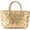 Gold, variant on Woven Tote Bag for Women - Fashion Weave Leather Small Purse for Travel, Shopping, and Everyday