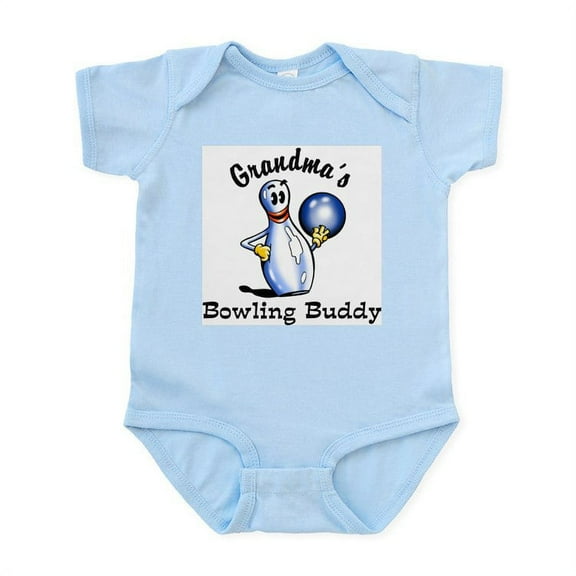 CafePress - Grandma's Bowling Buddy Infant Bodysuit - Baby Light Bodysuit, Size Newborn - 24 Months