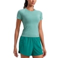 thumbnail image 1 of Remera CRZ YOGA Deportiva sin Costuras Manga Corta XL, 1 of 6