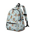 thumbnail image 2 of Highland Cow and Butterfly Print Backpack for School, Cute School Bag with Adjustable Shoulder Straps and Padded Back, 13.4"x11"x4.7", 2 of 5