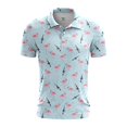 thumbnail image 2 of Armed Flamingo Golf Polo Shirt - XL, 2 of 4