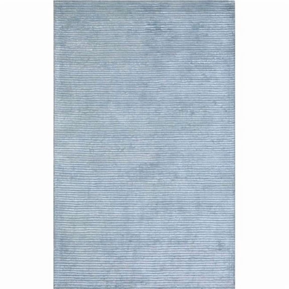 Pasargad Home Edgy 9' x 12' Hand-Tufted Silk and Wool Blue Rug, For Indoor Space and all Age of Group