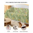thumbnail image 4 of Spring Easter Couch Cover, Watercolor Floral Daisy Butterflies Green Oversized Sofa Cover Blanket for 3 Cushion Couch, Sectional Sofa Slipcover Furniture Protector for Living Room Bedroom 71''x150'', 4 of 9