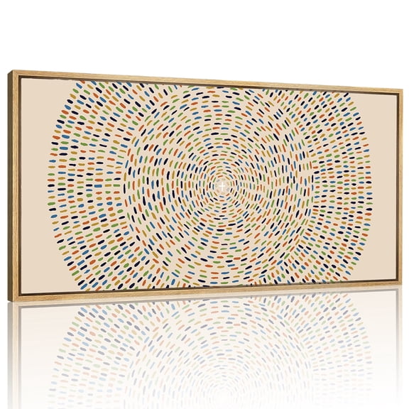 Large Jesus Feeds the 5000 Canvas Wall Art Jesus Framed Wall Decor Modern Christian Multicolor Painting Minimalist Bible Artwork for Living Room Bedroom Dining Room 20x40 Inch