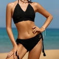 thumbnail image 2 of Nuevo traje de baño dividido con estilo para mujer Traje de baño de bikini informal cómodo OAVQHLG3B Store  lin121212, 2 of 4