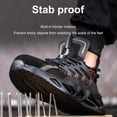 thumbnail image 5 of Safety Shoes Men'S Waterproof Work Shoes Non-Slip Lightweight Steel Toe Shoes Eu 36-46, 5 of 8