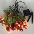 thumbnail image 6 of LINLIN Solar Outdoor String Lights, Waterproof 8-Count Grape String Hanging Lighting 80LED Outdoor Patio Light for Backyard Balcony Bistro Garden Wedding Party Umbrella Décor, 6 of 9