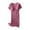 Watermelon Red, variant on yievot Womens Maternity Nightgown with Built-in Bra Short Sleeve Nursing Dress Breastfeeding Sleepwear for Women
