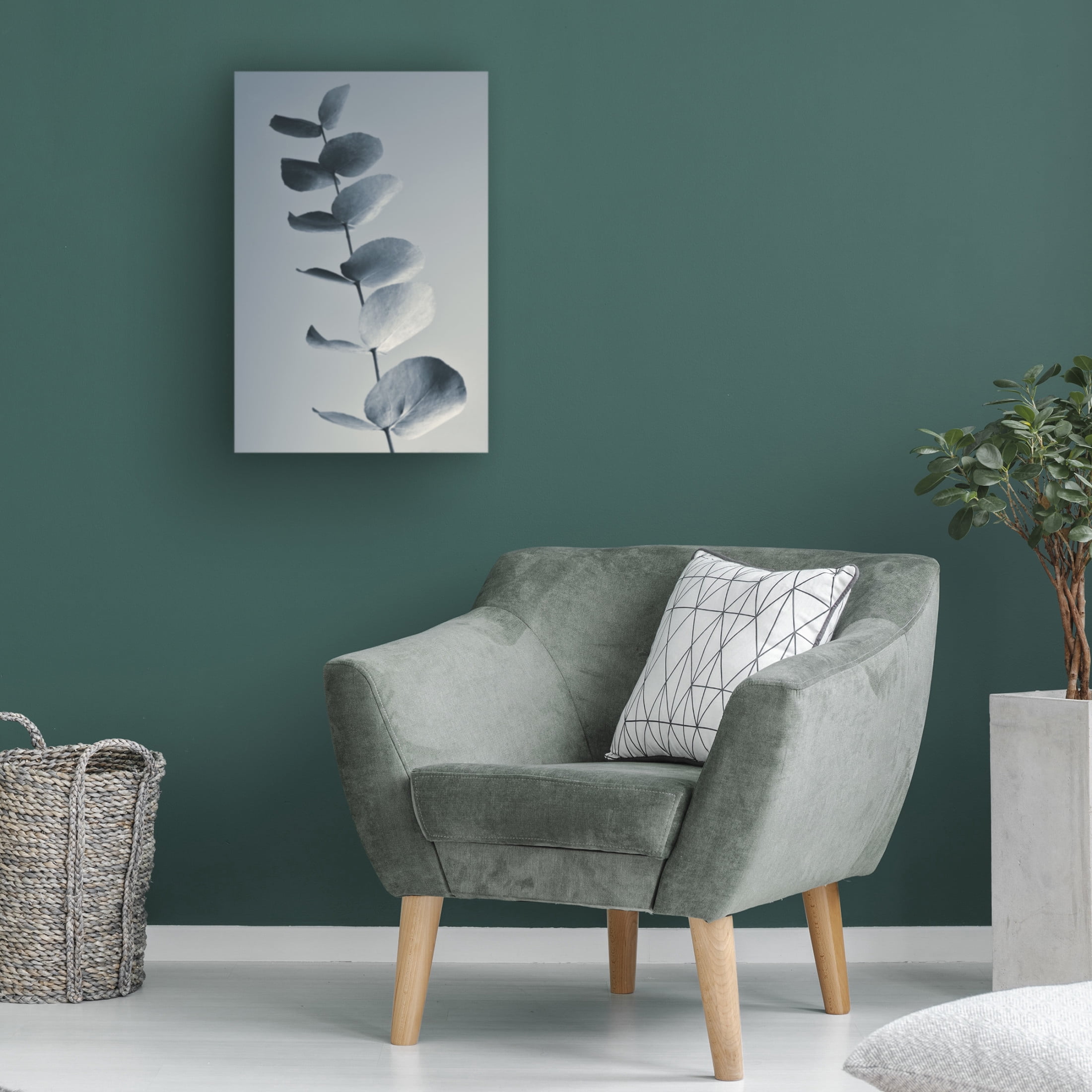 Canvas Wall Art - Heidi Westum 'Fragrant Leaves' Wall Art for Living Room, Bedroom, or Office Décor by Trademark Fine Art - 12 x 19 Inches