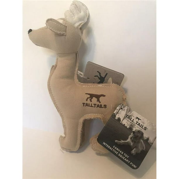 Tall Tails 88217020 CC Squeaker Deer Canvas Dog Toy 9 in.