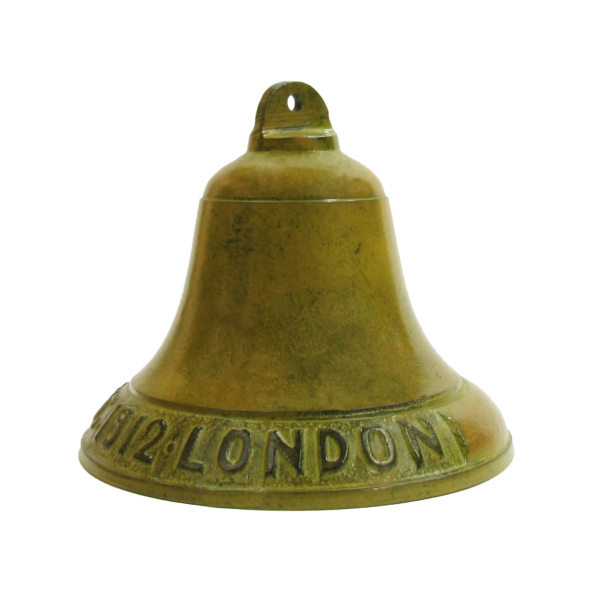 Brass Maritime Ship Bell Titanic Bell 1912 London Hanging Nautical Wall Decor 