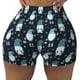 thumbnail image 2 of Fotbe Christmas Gnome blue Shorts Sin Costuras – Shorts Deportivos de Cintura Alta para Mujer, Elásticos para Gimnasio, Yoga, Running o Ciclismo-Small, 2 of 8