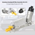 thumbnail image 2 of Aluminum Housing Oil Filter Assembly 926-876 Fit for Jeep Dodge Chrysler 2011-2016, 2 of 15