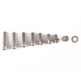 thumbnail image 3 of pitrice 350 Pcs/Ensemble M4 M5 Écrou de Vis Hexagonale Acier Inoxydable Tête Plate Kit d'Assortiment de Clés à Molette, 3 of 7