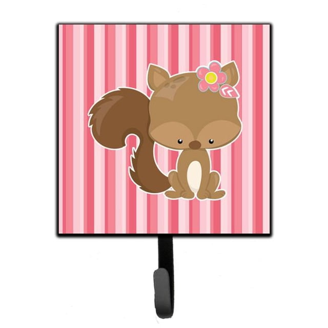 Carolines Treasures BB7094SH4 Squirrel With Flowers Leash or Key Holder
