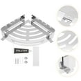 thumbnail image 3 of Bathroom Shower Shelf Corner Storage Rack Toilet Wall Shelf Shower Caddy, 3 of 8
