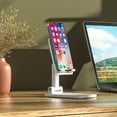 thumbnail image 4 of Portable Aluminum Laptop & Phone Stand, Adjustable, Foldable, Ergonomic, for MacBook, iPad, Tablets & Smartphones, Office Desk Accessories, 4 of 4