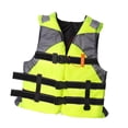 thumbnail image 4 of Almencla Life Jacket Adjustable Straps Adult Life Vest for Kayaking Canoeing Boating L Green L, 4 of 8
