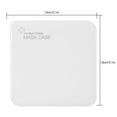 thumbnail image 4 of homeholiday Face Mask Storage Box Portable Disposable Dust Mask Face Cover Organizer PP Case Non-transparent, 4 of 8