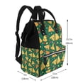 thumbnail image 2 of Daiia Pizza Large Capacity Baby Bag Waterproof Stylish Diaper Bag Mummy Backpack Adjustable Straps Diaper BagBaby Essentials Bag, 2 of 6