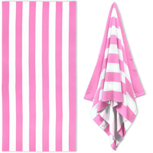 Toalla HENBAY Extra Grande de Microfibra de Secado Rápido de 90 x 180 cm Rosa