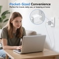 thumbnail image 7 of Lssam European to US Plug Adapter, Travel Power Adaptor for USA Canada Mexico, Type A Outlet Converter, 220V to 110V Voltage Compatible, 2-Pack, 7 of 7