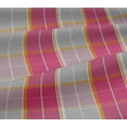 thumbnail image 4 of oneOone Cotton Jersey Dark Pink Fabric Madras Check Quilting Supplies Print Sewing Fabric By The Yard 58 Inch Wide, 4 of 4