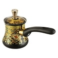 thumbnail image 3 of DimyFew Cafetière Pichet en Acier Inoxydable avec Couvercle Chauffe-Beurre Théière pour Faire Fondre le Chocolat avec Poignée Répartition Uniforme de la Chaleur Convient pour Maison Bureau Cuisine 72 ml, 3 of 8