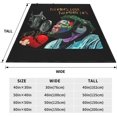 thumbnail image 4 of Rod Waves Blanket Soft Warm Flannel Throw Blanket for Bed Sofa Couch Bedroom Living Room Dorm All Season 40"x30", 4 of 6